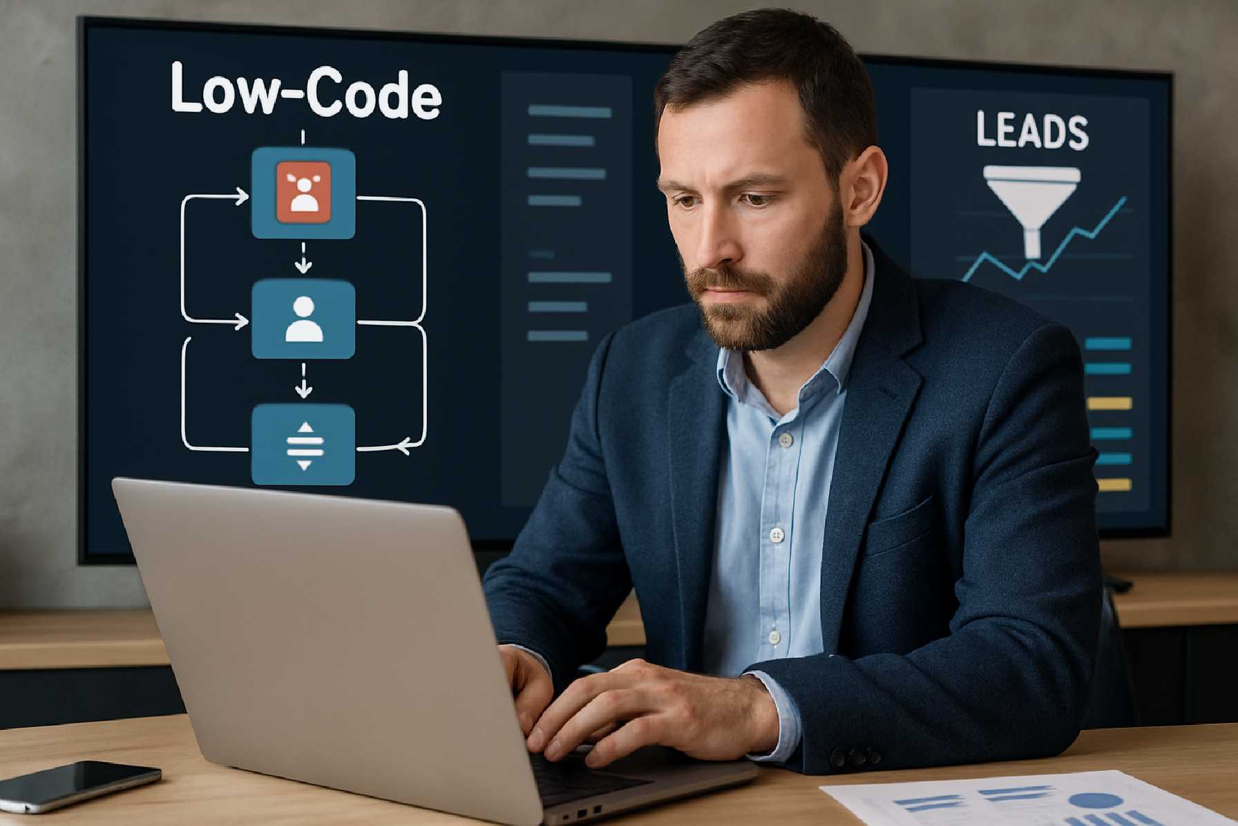 כיצד טכנולוגיית Low Code מחוללת מהפכה בניהול לידים